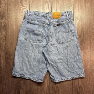 Vintage Lee Denim Shorts 1980s Blue Jeans 31 Western Country